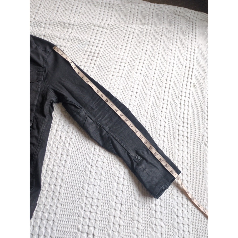 Men's Black Slim Button-Front Jacket - Picture 15 of 16